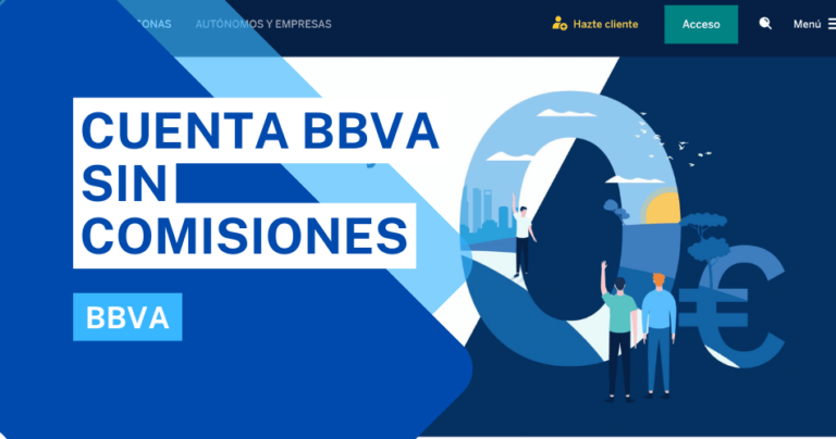 Opiniones Cuenta BBVA Sin Comisiones – Cuenta gratuita online